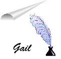 [ Animated Quill and ink pot signing Gail's name ]